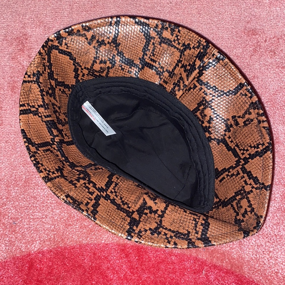 Snake Print Bucket Hat - Picture 2 of 2